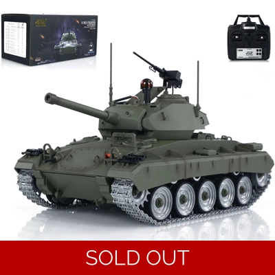 Radio Remote Control Tongde TD Tongde M24 Chaffee Light Tank